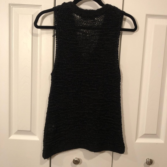 John + Jenn Fringed Open Stitch Tank XS NWOT - Picture 2 of 7